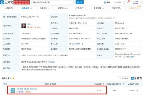小米小額更名信息技術(shù)咨詢服務，釋放企業(yè)戰(zhàn)略升級信號